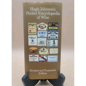 Hugh Johnson's Pocket Encyclopedia Of Wine 1981 Hard Cover Reference Book